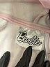 Barbie 100% Polyester Pink Zip Up Hoodie Size 5 - photo 3
