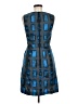 Milly 100% Polyester Graphic Blue Cocktail Dress Size 6 - photo 2