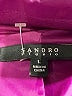 Sandro Studio 100% Polyester Purple Trenchcoat Size L - photo 6