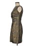 Chetta B Paisley Gray Cocktail Dress Size 8 - photo 5