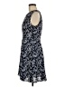 Maison Jules 100% Polyester Paisley Blue Casual Dress Size 8 - photo 5