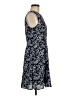Maison Jules 100% Polyester Paisley Blue Casual Dress Size 8 - photo 4
