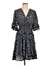 Max Studio 100% Polyester Floral Blue Casual Dress Size M - photo 1