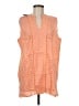 August Silk 100% Cotton Orange Kimono Size M - photo 1