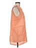 August Silk 100% Cotton Orange Kimono Size M - photo 4