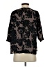 Paper Crown 100% Polyester Black 3/4 Sleeve Blouse Size XS - photo 2