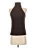 Enza Costa Brown Sleeveless Blouse Size Sm (1) - photo 1