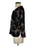 Paper Crown 100% Polyester Black 3/4 Sleeve Blouse Size XS - photo 5