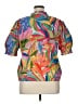 Sugarlips 100% Cotton Tropical Orange Short Sleeve Blouse Size XL - photo 2