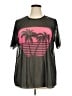 Unbranded Tropical Pink Short Sleeve T-Shirt Size 3X - photo 1