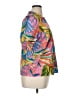 Sugarlips 100% Cotton Tropical Orange Short Sleeve Blouse Size XL - photo 4