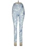 Wildfox Print Blue Leggings Size Lg (3 or L) - photo 1