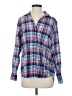 Grayson 100% Cotton Plaid Blue Long Sleeve Button-Down Shirt Size Sm (2) - photo 1