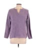 L.L.Bean 100% Cotton Purple Pullover Sweater Size L - photo 1