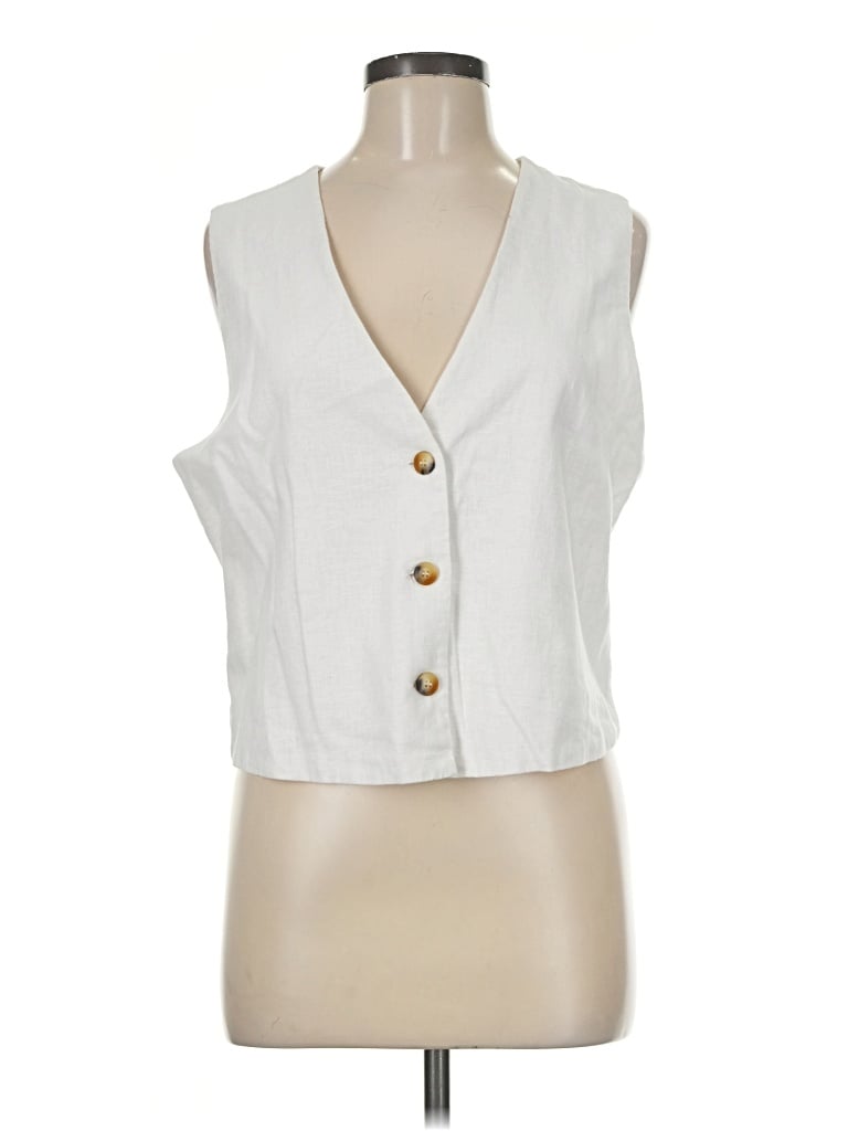 Pre-owned Dear John Vest In White