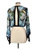 Bebe Teal 3/4 Sleeve Blouse Size L - photo 2