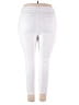 Bleu Solid White Jeans Size 18 - photo 2