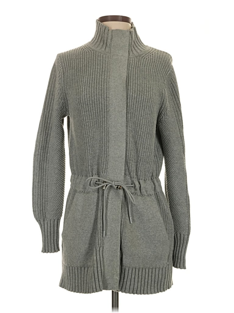 Pre-owned Lou & Grey Cardigan Sweater In Gray