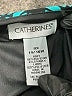 Catherines Paisley Teal Cocktail Dress Size 0X - photo 7