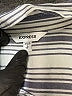 Express 100% Rayon Stripes Ivory Long Sleeve Button-Down Shirt Size S - photo 7