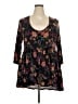 Torrid Black 3/4 Sleeve Blouse Size 2X Plus (2) - photo 1