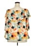 Cato Orange 3/4 Sleeve Blouse Size 28W - photo 2