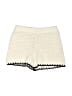 Zara Houndstooth Ivory Shorts Size 4 - photo 1