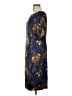 St. John Print Blue Casual Dress Size 12 - photo 5