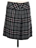 Eddie Bauer Plaid Gray Wool Skirt Size 8 - photo 2