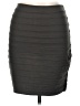 Express Solid Black Formal Skirt Size 6 - photo 1
