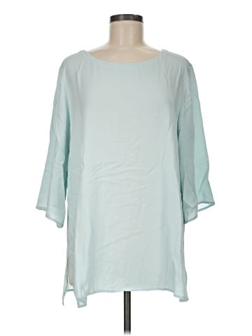 Eileen Fisher 3/4 Sleeve Silk Top (view 1)