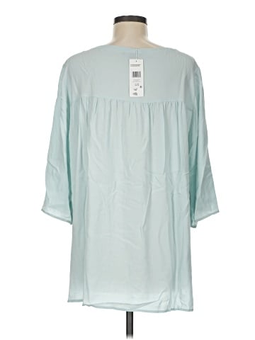 Eileen Fisher 3/4 Sleeve Silk Top (view 2)