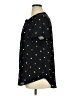 Evri 100% Polyester Stars Black Short Sleeve Blouse Size 1X - photo 5