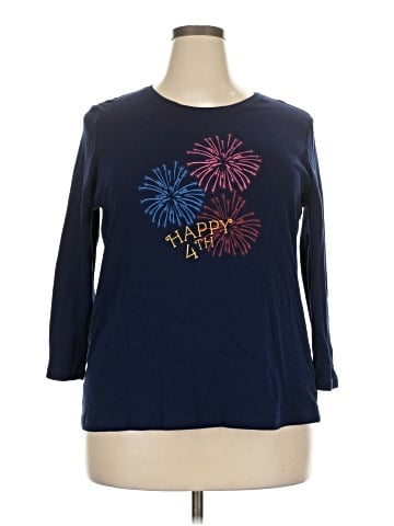 Kim Rogers 3/4 Sleeve Top (view 1)