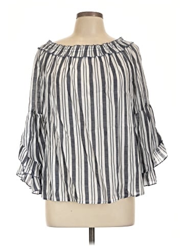 Unique Spectrum 3/4 Sleeve Blouse (view 1)