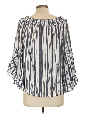 Unique Spectrum 3/4 Sleeve Blouse (view 2)