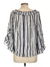 Unique Spectrum Gray 3/4 Sleeve Blouse Size L - photo 2