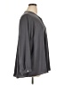 LOGO by Lori Goldstein 100% Polyester Gray Long Sleeve Blouse Size 1X - photo 4