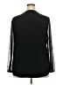 Kasper Black Long Sleeve Blouse Size 2X - photo 2