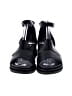 Eileen Fisher 100% Leather Solid Black Sandals Size 7 1/2 - photo 2