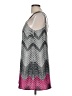 Tyche Chevron-herringbone Silver Cocktail Dress Size M - photo 5
