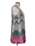 Tyche Chevron-herringbone Silver Cocktail Dress Size M - photo 4