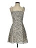 GB 100% Polyester Polka Dots Ivory Cocktail Dress Size S - photo 1