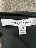 Naked Zebra Solid Black Cocktail Dress Size S - photo 7