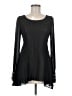 Double Zero 100% Polyester Black Long Sleeve Top Size M - photo 1
