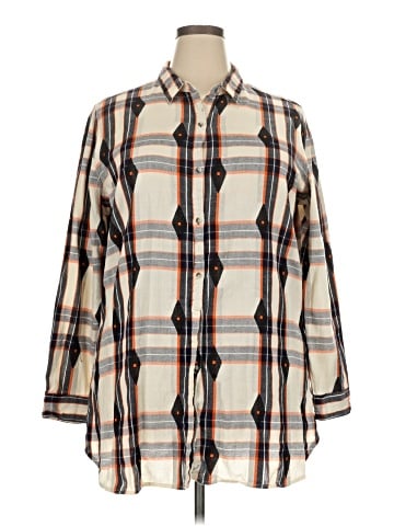 Woolrich 3/4 Sleeve Button-Down Shirt (view 1)