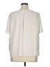 Evri 100% Polyester Ivory Short Sleeve Blouse Size 1X - photo 2