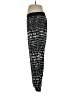 AGB Print Black Casual Pants Size L - photo 5