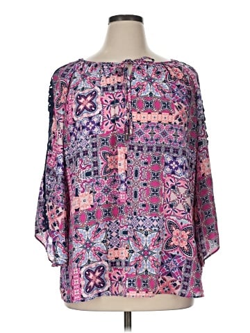 Zac & Rachel 3/4 Sleeve Blouse (view 1)