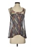 Eclair 100% Polyester Gray Sleeveless Blouse Size S - photo 1